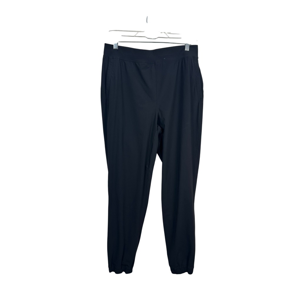 Lululemon Adaptive Joggers Women 8 Black Excellent Zipper Cuff Pockets LW5CVMS